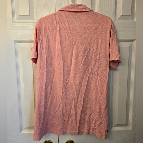 (L) J Crew Polo Shirt Pink - Picture 2 of 4